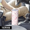 thumbnail image 6 of Pioneer Flower Floral Print Pattern 20oz Skinny Tumbler with Straw & Lid, Double Wall Vacuum Insulated Cup, Leak-Proof, Cup Holder Friendly, Hot 6H Cold 12H, 6 of 6