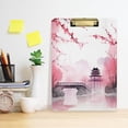 thumbnail image 5 of Coolnut Acrylic Clipboards with Low Profile Clip, A4 Standard Size 9" x 12.5" File Holder for Writing Drawing, Clip Boards for Doctors Offices, Pink Blossom Sakura Bloom 1 Gifts, 5 of 7