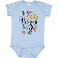 thumbnail image 3 of Inktastic This Princess is Two- Second Birthday Girls Baby Bodysuit, 3 of 5