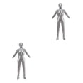thumbnail image 1 of Wosthever Clothes Bust Mannequin Display Clothes Model Holder Display for Retail Home 2piezas tipo 8, 1 of 1