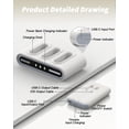 thumbnail image 2 of GOODaaa Portable Charger, 3-Pack 10000mAh Slim Power Bank Built in Cables, 3 Outputs 1 Inputs for All Mobile Devices, Charging Station Set Includes 1, 2 of 9