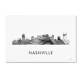 thumbnail image 2 of Trademark Fine Art 'Nashville Tennessee Skyline WB-BW' Canvas Art by Marlene Watson, 2 of 4