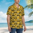 thumbnail image 5 of Goofa Modern Truck Hawaiian Shirt for Men, Unisex Summer Beach Casual Short Sleeve Button Down Shirts,Aloha Tropical Floral print shirt-, 5 of 9