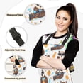 thumbnail image 2 of Raccoon with Sunglasses 5 Pcs Kitchen Set Heat Resistant Oven Mitts and Non-Slip Pot Holders with Adjustable Cooking Apron, 2 of 6