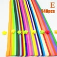thumbnail image 1 of CUITING 540/560 Pcs Bande de Papier Pliable Étoile Chanceuse Origami Bestxpc Rubans G8Q5, 1 of 9