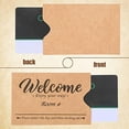 thumbnail image 3 of 1000 Pcs Kraft Paper Hotel Key Card Envelope Credit Card Protectors Cover Gift Card Envelope Holder Sleeves Printed Welcome Guests Enjoy Your Stay for Business, 2.36 x 3.54 Inch$$Office, 3 of 7