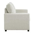 thumbnail image 4 of Pemberly Row Modern Chenille Fabric Upholstered Loveseat in Beige, 4 of 8
