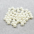 thumbnail image 6 of Tachiuwa 5xRound Pearl Spacer Loose Beads for DIY Craft Beige 50 Pieces 12mm, 6 of 10