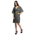 thumbnail image 3 of Moomaya Robe Courte de Caftan de Plage, Robe de Couverture Imprimée, Kaftan pour Femmes, Tenue de Plage, Couverture, 3 of 4