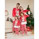 thumbnail image 2 of Xmas Family Look Outfits 2023 New Cartoon Elk Print Mother Father Kids Christmas Matching Outfit 2 Pieces Soft Sleepwear Pyjamas, 2 of 4