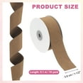 thumbnail image 2 of Double Face Velvet Ribbon for Gift Wrapping, 1-1/2 Inch x 10 Yard Velvet Wired Vintage Trim Ribbons, Khaki, 2 of 6