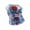 Red Blue, variant on Summer Wrap Evolve like Silk Scarf Multi Printed Square Scarves for Men and Women