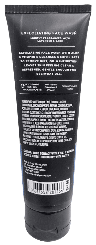 Bath & Body Works Men's Exfoliating Face Wash - 4 oz