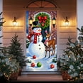 thumbnail image 6 of HomeKingdee Christmas Front Door Cover Xmas Tree Door Cover Banner Merry Christmas Door Hanging Backdrop Decorations for Home Winter Holiday Party Decor, 6 of 6