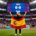 thumbnail image 5 of Qiweii 2026 World Soccer Match Cape Flag Fan Body Banner for Tournament and Party, 5 of 6