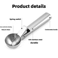 thumbnail image 1 of RKSTN Ice Cream Spoon Stainless Steel Ice Cream Spoon Multi-Function Sco Oper Fruit Spoon Kitchen Gadgets, 1 of 6