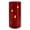 Red, variant on LED Flameless Candles，Acrylic Glass Cover Battery Operated, Real Wax Candles Warm Color Flickering Light for Festival Wedding Home Party Decor, Clear
