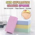 thumbnail image 1 of Xihbxyly Esponja Exfoliante Suave, Tela de Algodón Transpirable, Diseño Antideslizante, Limpieza Suave, Uso Cómodo, Versátil para Adultos y Bebés, Colores Azul, Verde y Amarillo, Tamaño 13 X 7 X 3 Cm, 1 of 1