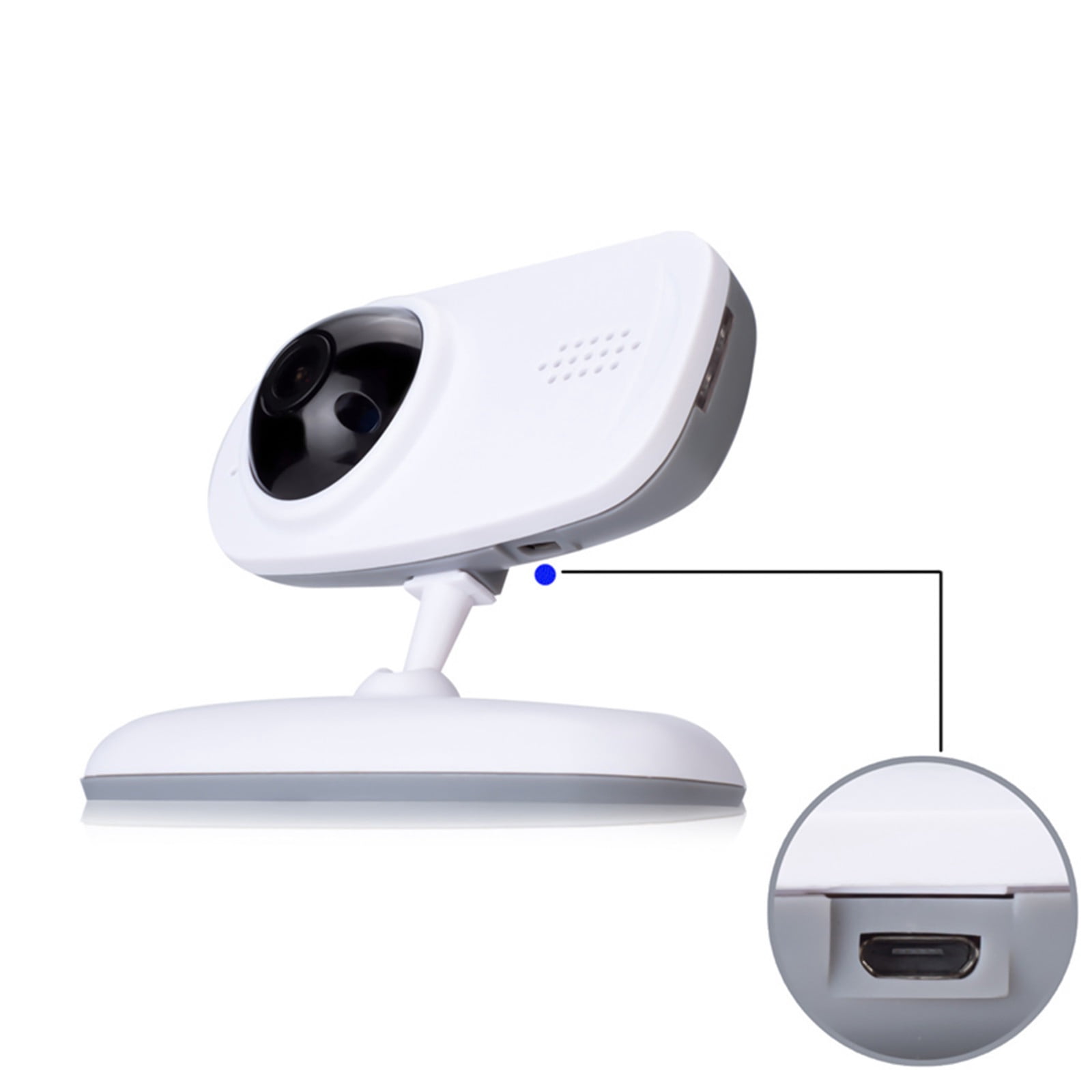 Baby Monitor With Camera And Audio 720P Night Vision Motion And Sound Detection,2.4G WiFi Home Security Camera For Baby And Pet Monitoring