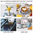 thumbnail image 5 of Navy Blue Coral Coastal Coasters Set of 4, Absorbent Coasters for Drinks, Seaside Nautical Summer Ocean Sea Coaster for Desk Coffee Table Protection, Home Decor House Warming Gifts 4", 5 of 8