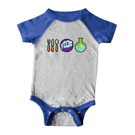 

Inktastic Eat Sleep Science Chemistry Gift Baby Boy or Baby Girl Bodysuit