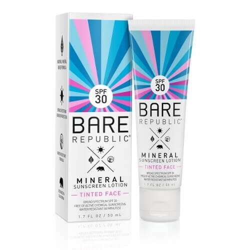 bare tinted sunscreen