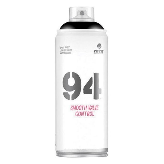 11 oz 94 Matte Spray Paint, Black - 6 per Pack