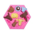 thumbnail image 3 of jesticaly Animals Mould Baking Chocolate Fondant Cake Decorating Clay Tools Gray 1Set, 3 of 6