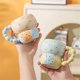 thumbnail image 5 of Ceramic Cup Color Coffee Cup Household Cup Breakfast Cup Water Cup,D, 5 of 5