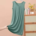thumbnail image 2 of Plus Size Nightgowns for Women Soft Modal Night Gowns Sleeveless Sleepwear Comfy Night Shirts, 2 of 6