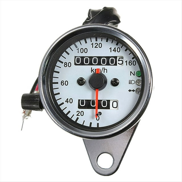 Velocímetro LCD Universal de 12 V para Motocicleta, Odómetro, Indicador de Doble Propósito con Luz de Señal LED y Retroiluminación.