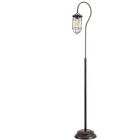 floor lamp arched industrial melior lantern shade