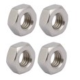 thumbnail image 1 of Unique Bargains 4 Pcs Écrous Hexagonaux en Acier Inoxydable M10 x 1.5mm Filetage Métrique, 1 of 3