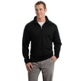 thumbnail image 1 of NIKE GOLF - Dri-FIT 1/2-Zip Cover-Up, 354060, Negro/Azul Spark, XS Nike 486681, 1 of 1