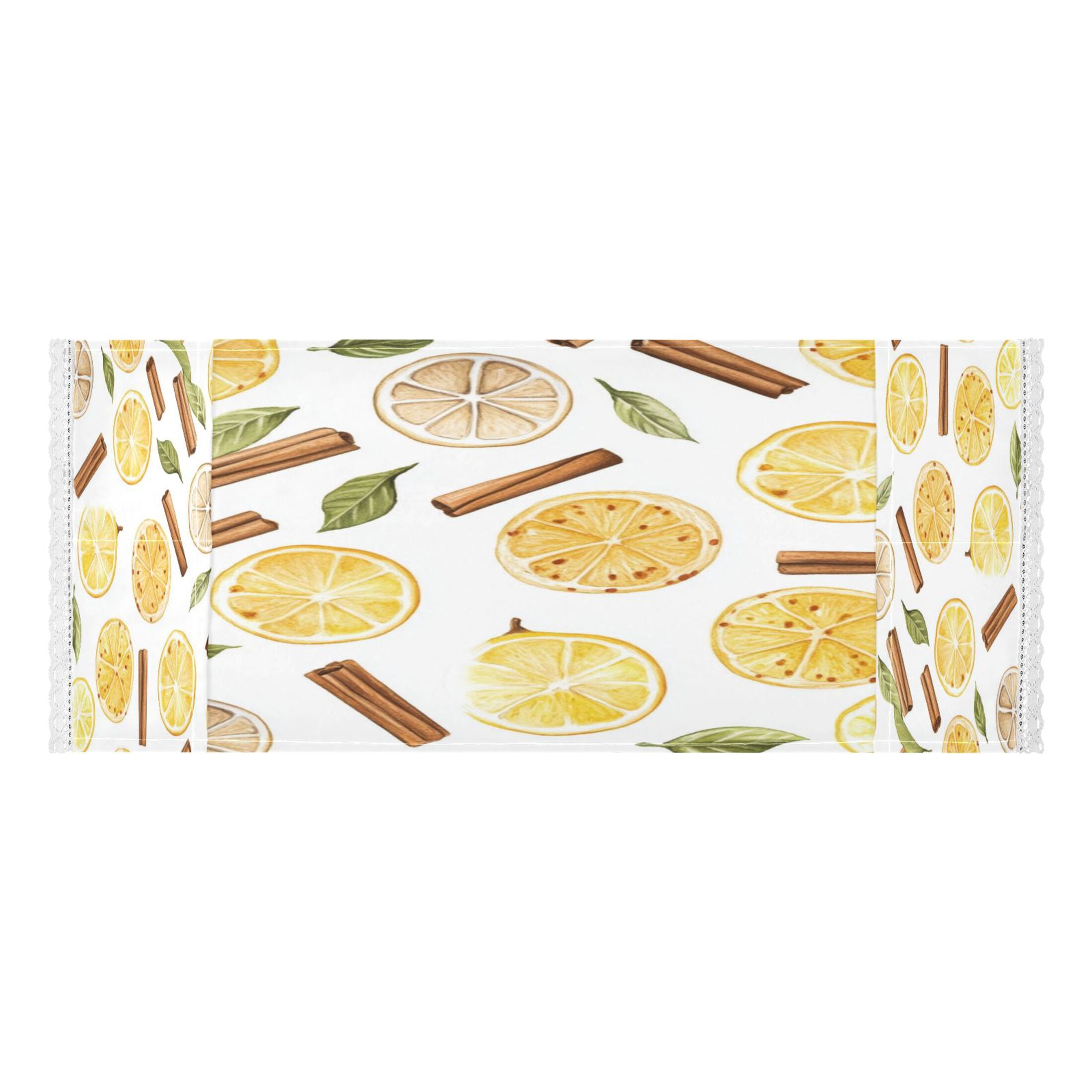 Lemon Cinnamon PatternWasher and Dryer Covers Dust-Proof and Oil Resistant Fridge Cover with 4 Storage Pockets Washing Machine Top Cover for Laundry Kitchen Home 51.2 x 22 In