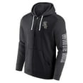 thumbnail image 2 of Men's Fanatics Black Chicago White Sox Offensive Line Up Lightweight Full-Zip Hoodie, 2 of 3