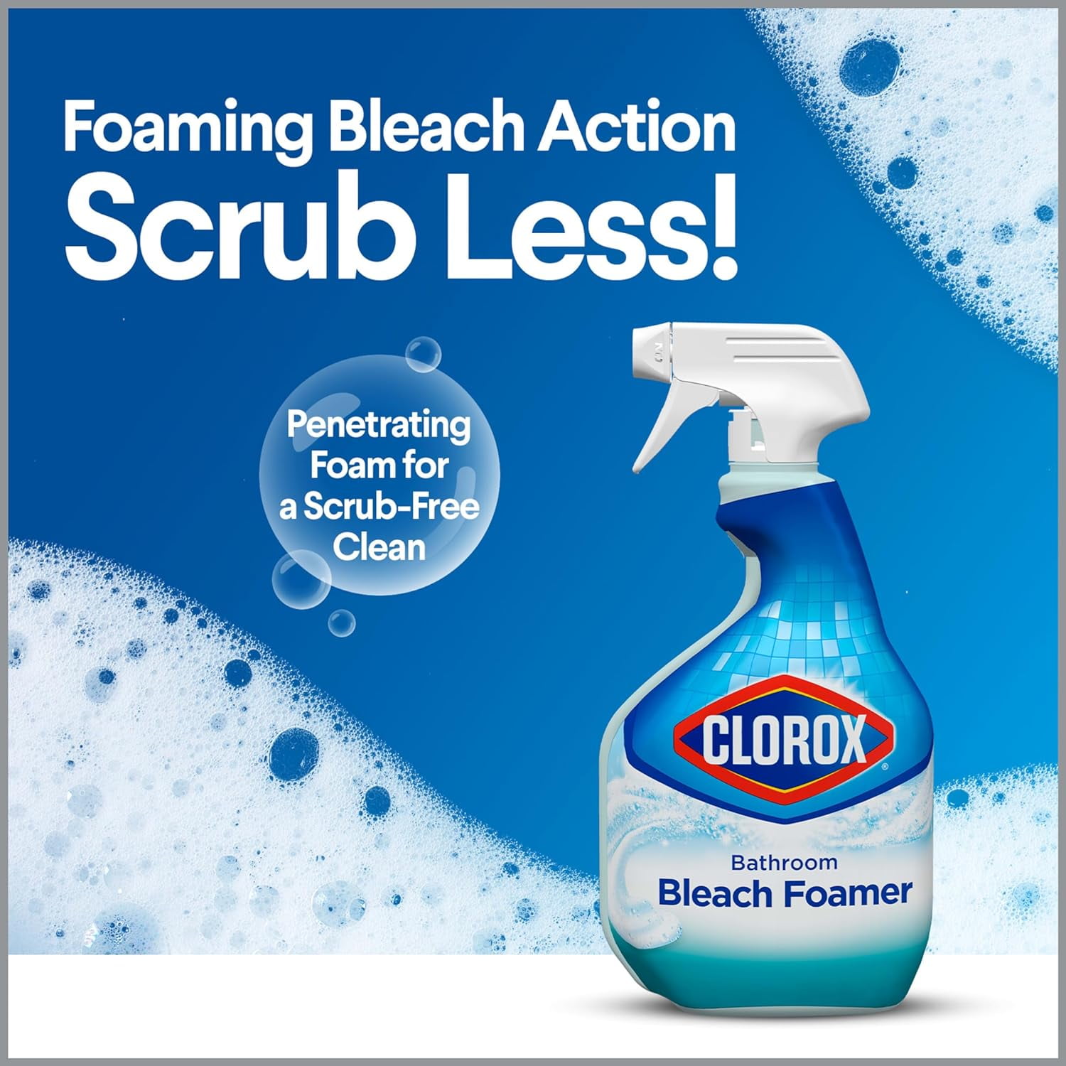 Clorox Bathroom Foamer With Bleach Spray Bottle Ocean Mist - 30 Fl Oz :  Target