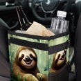 thumbnail image 6 of Sloth Foldable Car Trash Can with Lid, Leak-proof and Hanging Storage Bag - Car Trash Bin for Convenient Use, 6 of 6