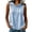 Sky Blue, variant on Women's Sleeveless Hoodie, Awwp Women's Sleeveless Hooded Tank Top Black Breathable Tank Top L