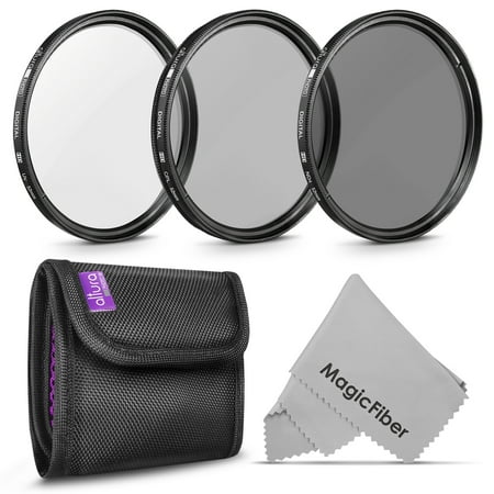 Neutral Density Filter 52mm 52MM Altura Photo Professional Photography Filter Kit (UV, CPL Polarizer, Neutral Density ND4) for Camera Lens with 52MM Filter Thread + Filter Pouch ()