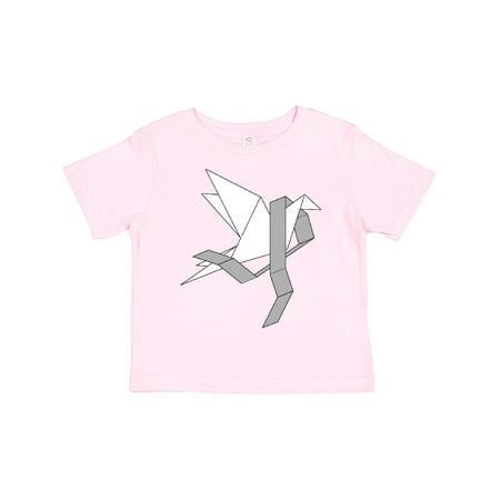 

Inktastic Origami Bird Brain Cancer Awareness Gift Toddler Boy or Toddler Girl T-Shirt