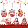 thumbnail image 3 of Llavero con 6 Piezas Hugtrwg Pingüino Conejo Koala Doble Cara, 3 of 9