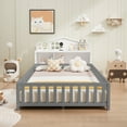 thumbnail image 5 of Jopath Headboard for Full Size Bed with Storage Shelf,Head Board Floor Bed,Sturdy and Stable,Easy Assembly,White, 5 of 7