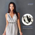 thumbnail image 3 of 1 Pce Ceinture Ronde Boucle Imitation Cuir Ceinture Décontractée pour Femmes, 3 of 3