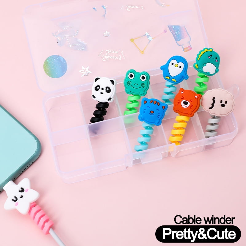 USB Charging Cable Bite Protection Cartoon Animal Charger Cable