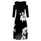 thumbnail image 4 of Vestido de fiesta de talla grande con cuello redondo y hombros descubiertos para mujer Fridja  NMB2190, 4 of 4