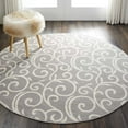 thumbnail image 2 of Eclectic Essentials Gray Bohemian Botanical Area Rug, 2 of 8