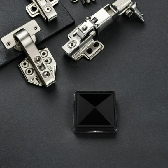 OUNONA 6pcs Square Fence Post Caps Metal Post Covers Pressure Fit Post Topper Caps Decorative Fence End Caps For Guardrail External Post Cover