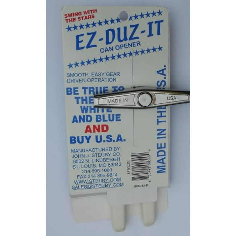 EZ-DUZ-IT Can Opener, White 