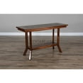 thumbnail image 2 of Sunny Designs Santa Fe 48.5" Traditional Wood Sofa Table in Dark Chocolate, 2 of 6